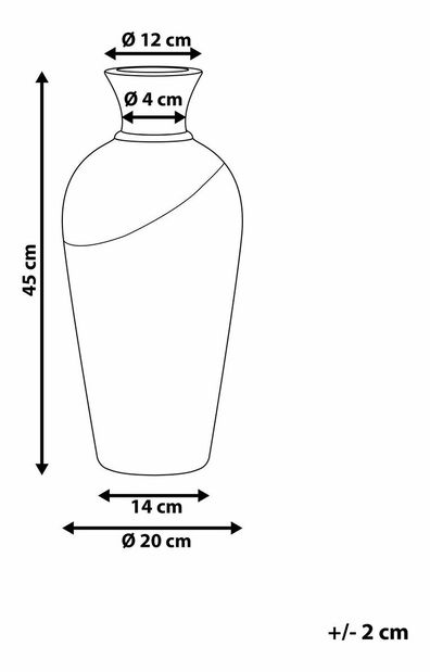 Váza Breyanna (biela)