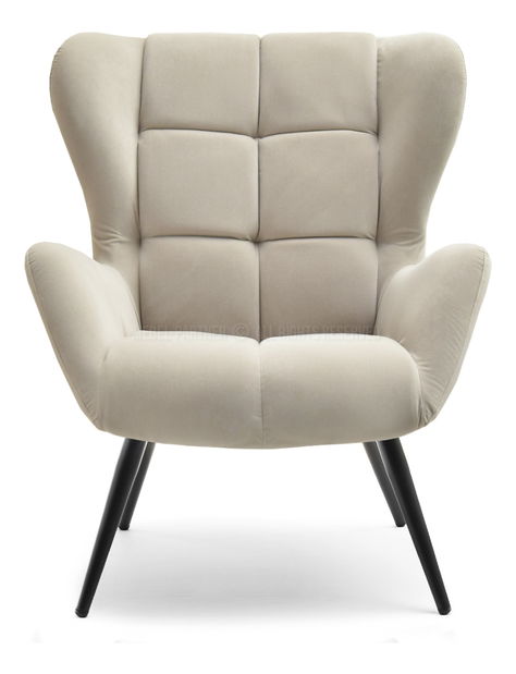 Fotelja Kikino (bež + crna)