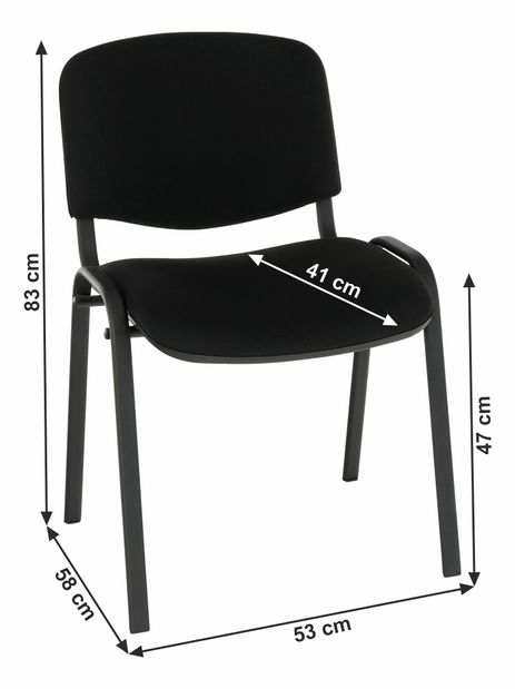 Konferencijska stolica Isior (crna) 