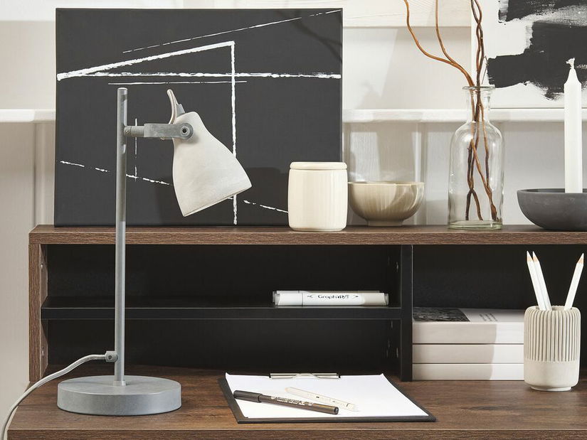 Stolná lampa Mareno (svetlosivá)