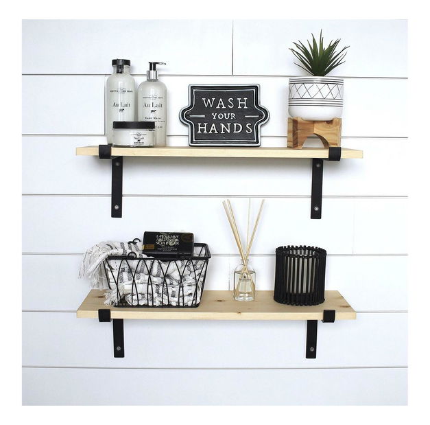 Set 2buc. polițe Dupone 6 (nuc + negru) 