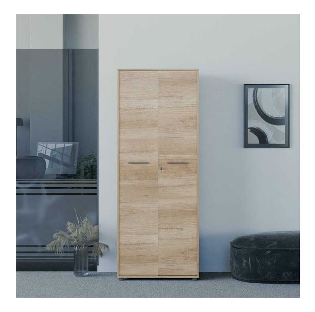 Policová skriňa Nimue (orech svetlý) 