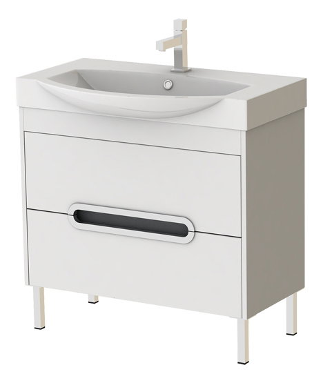 Kúpeľňová skrinka s umývadlom Juventa Monza Mn-85 W