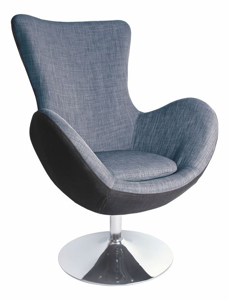 Relaxačné kreslo Batley (sivá)