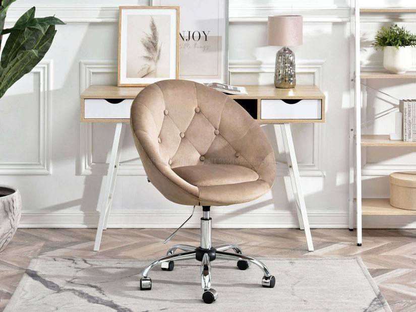 Kreslo Lush 4 (béžová + chrómová)