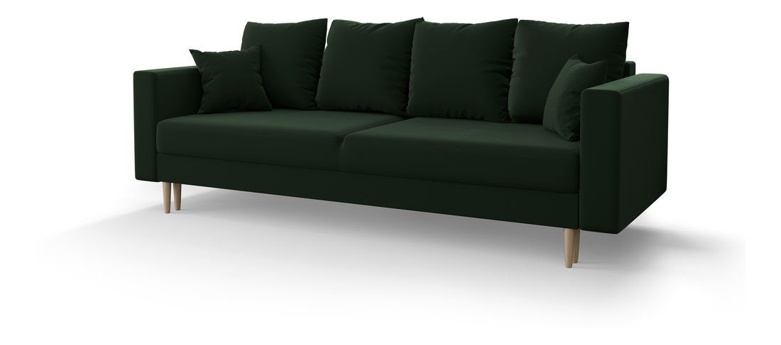 Pohovka trojsedačka Kinetic (tmavozelená)