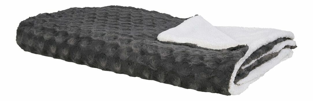 Cuvertură pat 200x220 cm KADEA (gri închis)