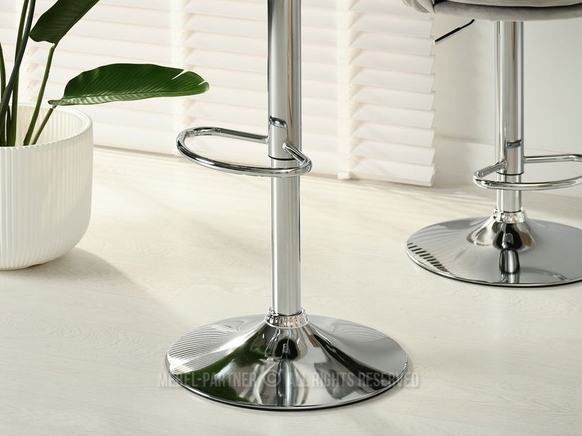 Scaun Adel (gri + chom)