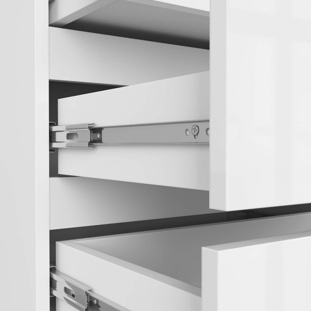 Nočný stolík Caelum (biela) *výpredaj