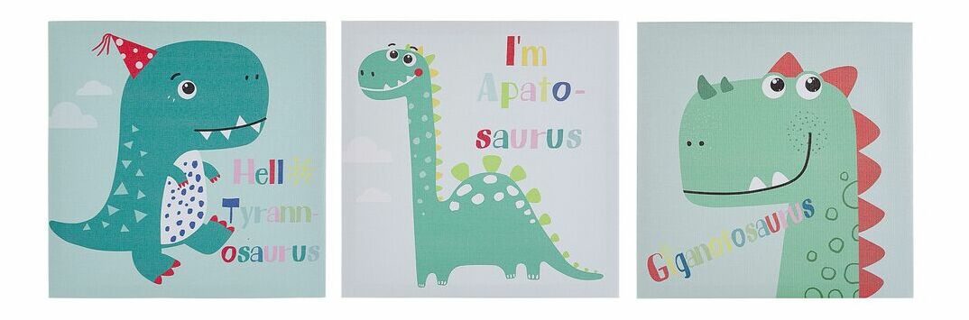 Set 3 ks. obrazov 30x30 cm BANGI (viacfarebné)