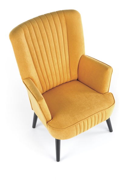 Fotelja Dagol (boja senfa + wenge)