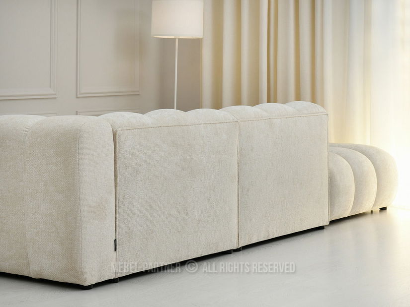 Sarokkanapé Organice (krém + fekete)