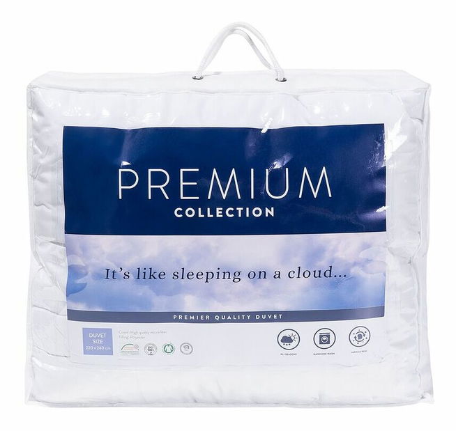 Pătură 155x220 cm KARIBO (microfibră) (alb)