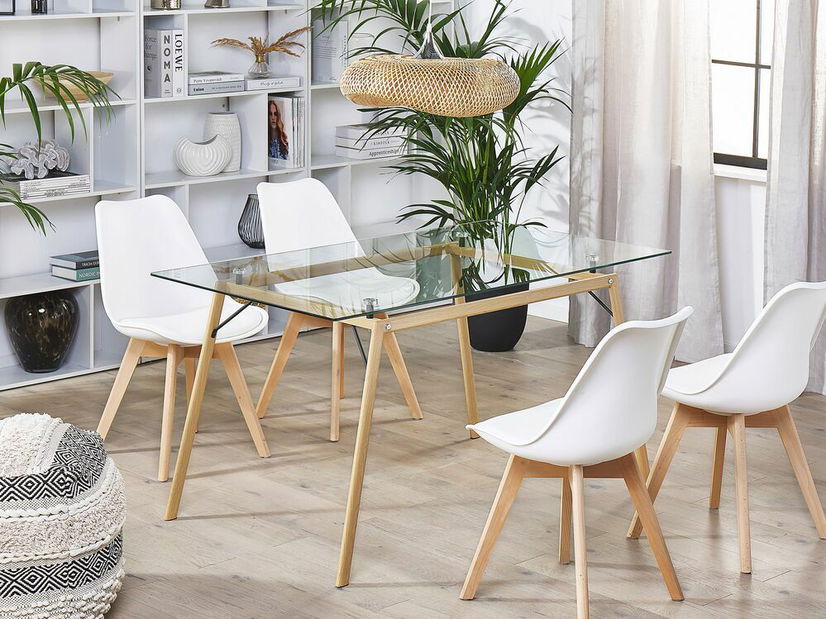 Jedálenský stôl KAMESA (sklo) (pre 6 osôb)