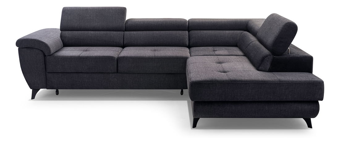 Colțar Fortina (negru) (D)