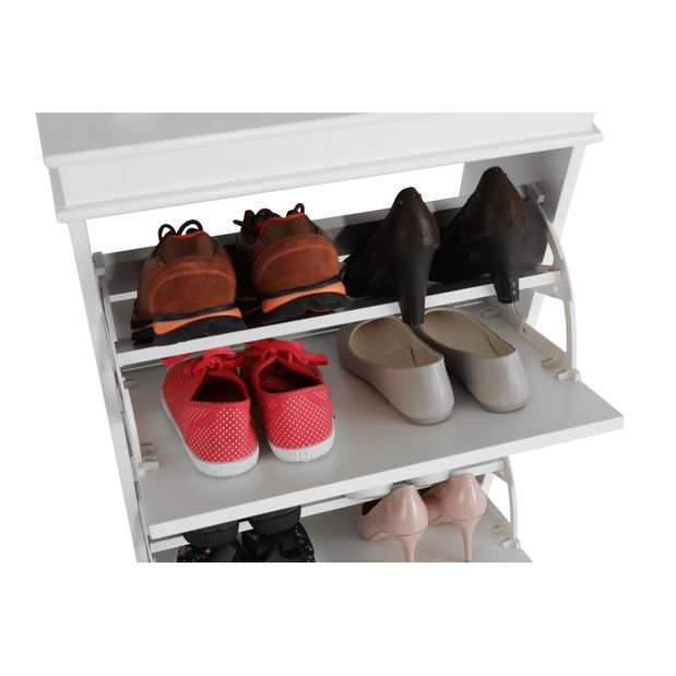 Cipőtároló 2 soros Slebera typ 1 (fehér)