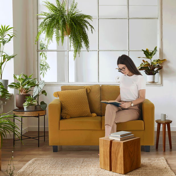 Canapea trei locuri Likuma (Muștar)