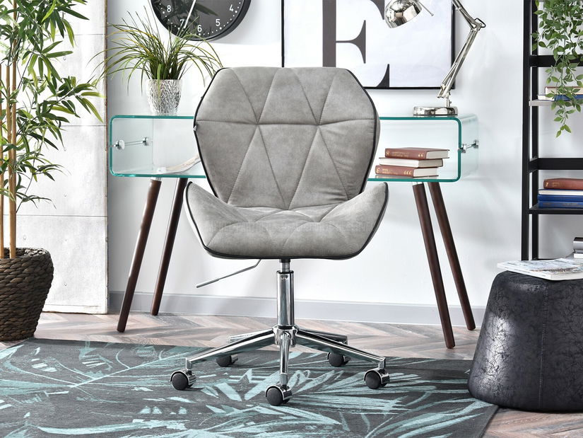 Fotoliu Velma M (gri + crom)