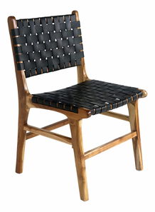 Scaun de grădină Pinmona 2 (natural + negru)