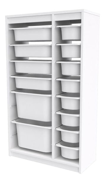 Organizator za igračke Dremonka 6 (bijela)