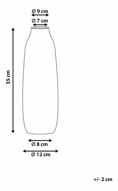 Váza 35 cm Bug (viacfarebná)