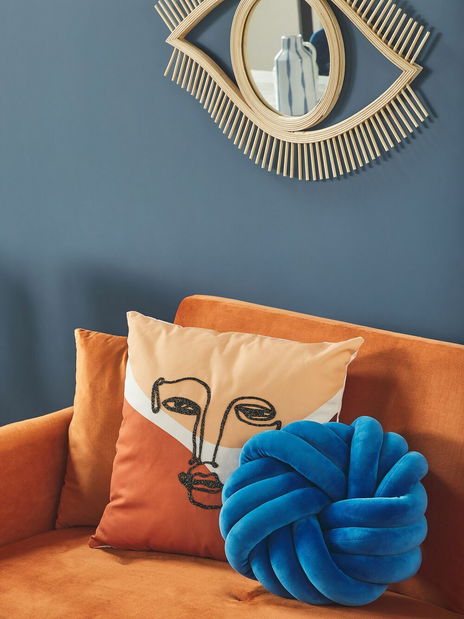 Set 2 buc perne decorative 45 x 45 cm Rudke (multicolor)