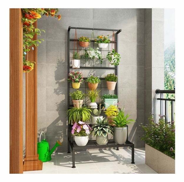 Suport flori BALLKO (negru)