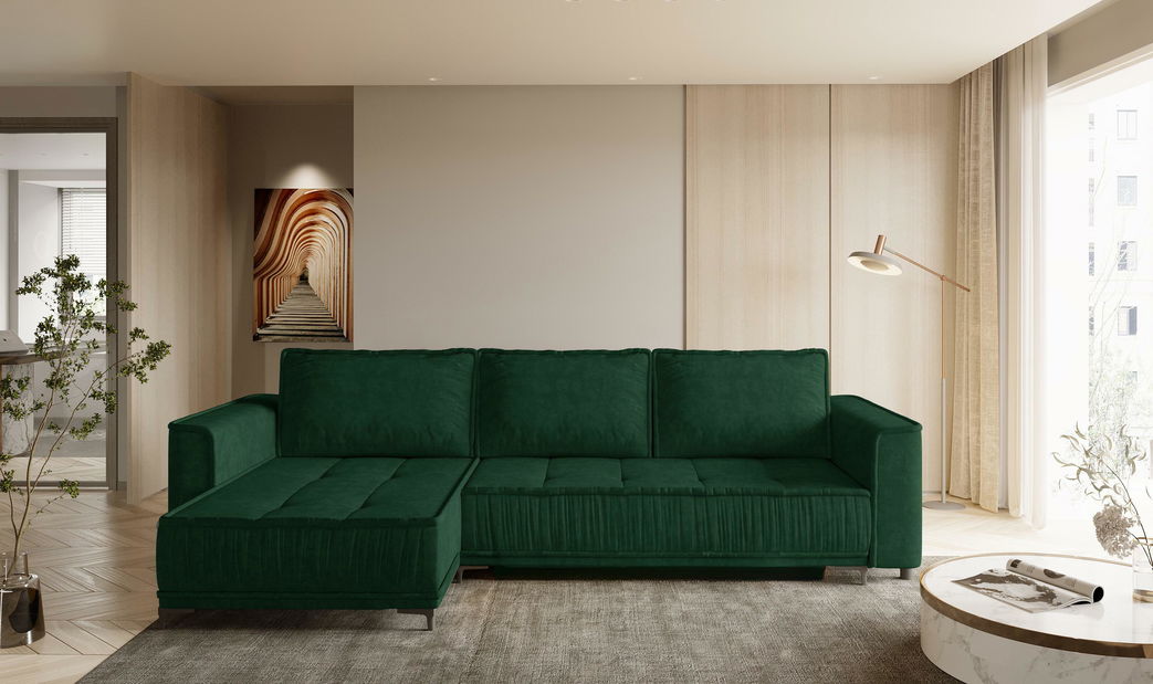 Kutna garnitura Darandenos S (tamnozelena) (L)