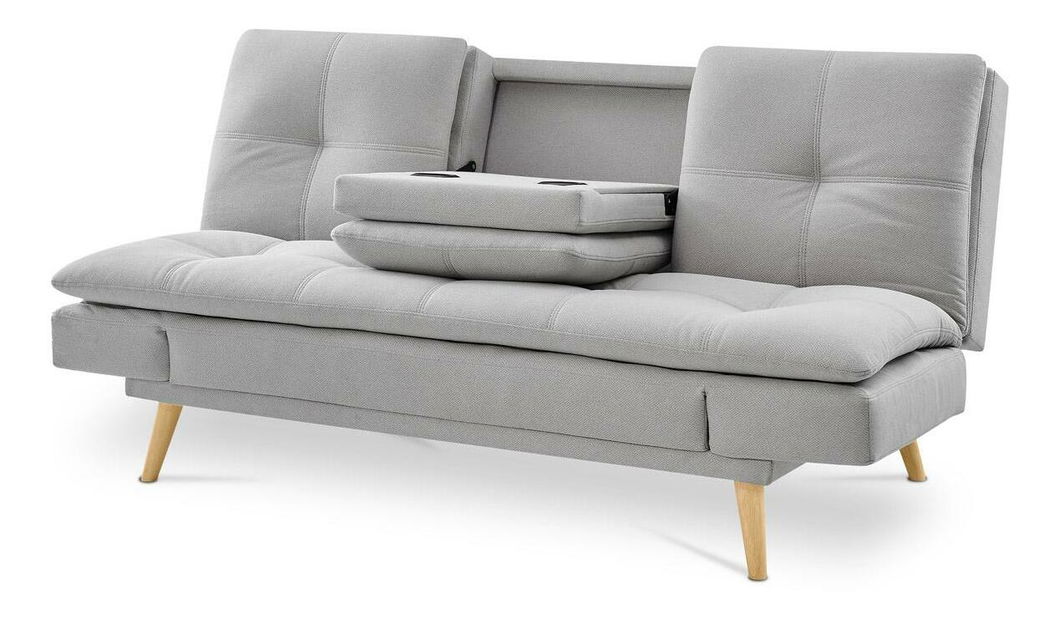 Canapea extensibilă Abren (gri deschis)