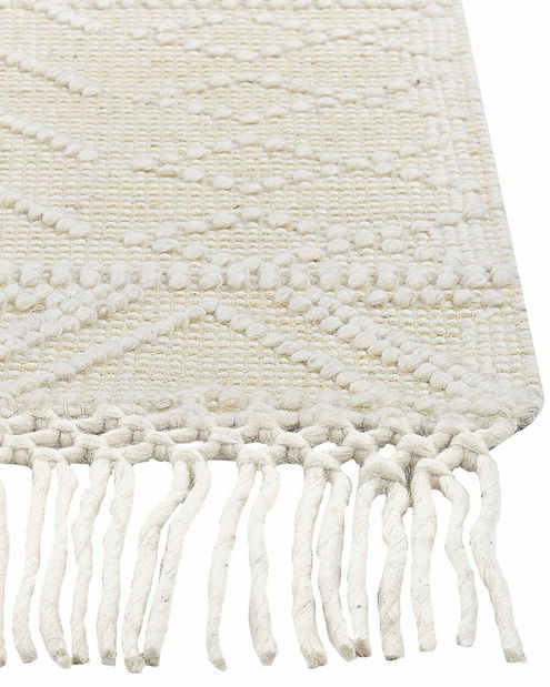 Pernă decorativă 45 x 45 cm Mais (alb)