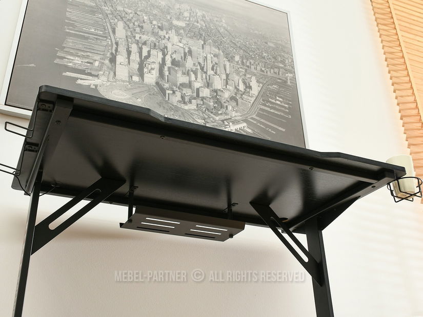 PC stolić Matts 115 (crno drvo + crna)