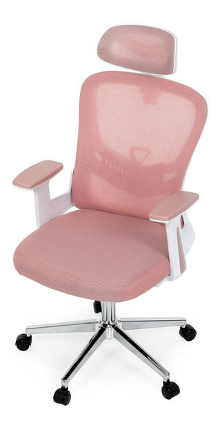 Kancelárske kreslo Kralmen (ružová)