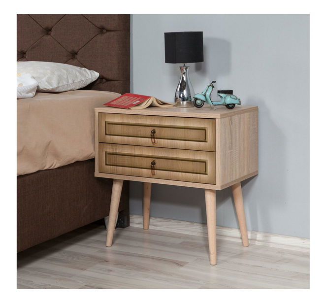 Noptieră Sopatu 8 (stejar sonoma)