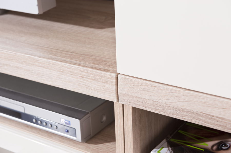 Obývacia stena Decodom Stadion K 03 dub bardolino + lesk vanilka