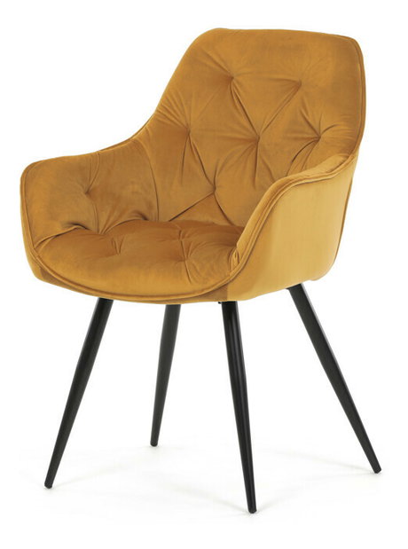 Jedálenská stolička Dummas (žltá)