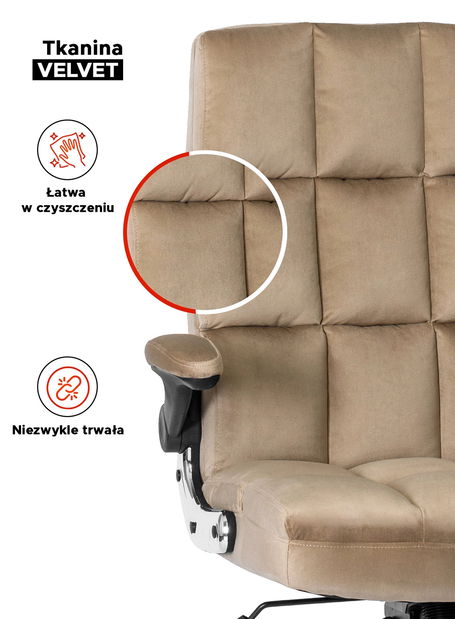 Irodai fotel Limpieza (bézs) 