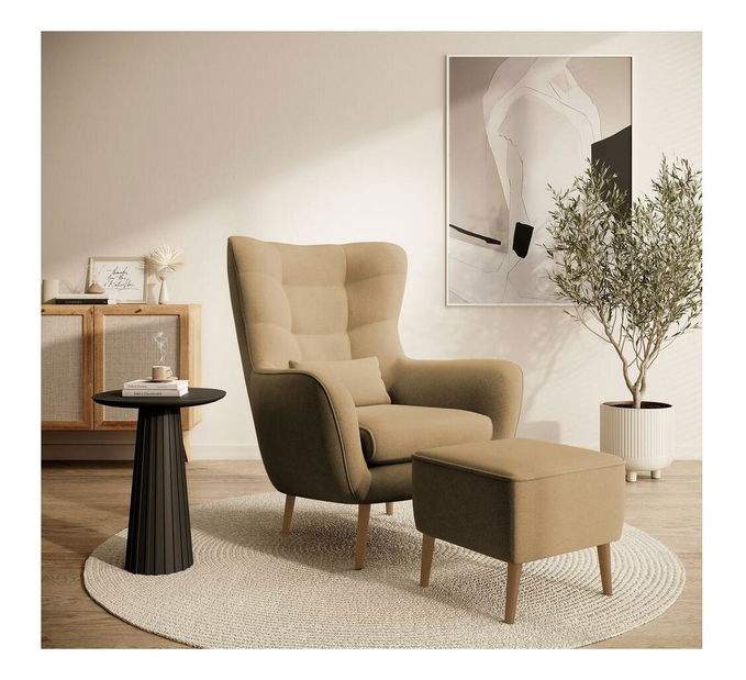 Tabure Veneza V1 (žuta + bukva)