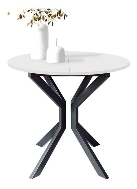 Jedálenský stôl Kirtore M 90 (dub + čierna) *výpredaj