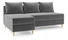 Rohová sedacia súprava Vlada (L) (sivá)