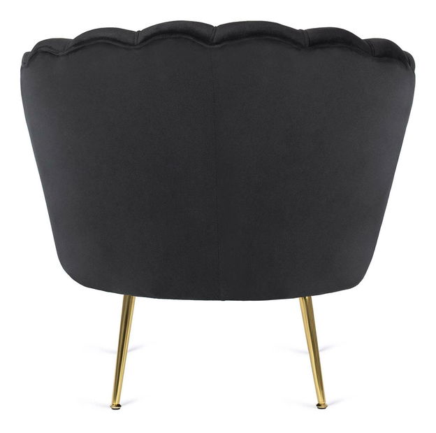 Fotoliu Guarida (negru) (cu taburete)