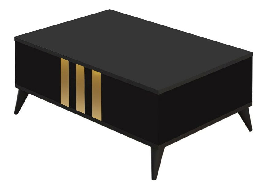 Nappali fal Golden (antracit + fekete)