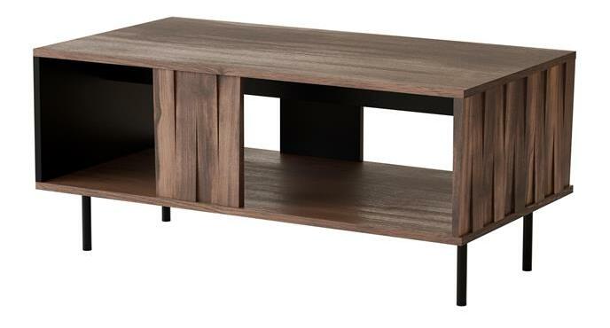 Masă de cafea Sting LAW1 (nuc + negru)