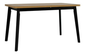 Asztal Harry 80 x 140+180 VI (gandson tölgy L) (fekete)