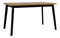 Asztal Harry 80 x 140+180 VI (gandson tölgy L) (fekete)