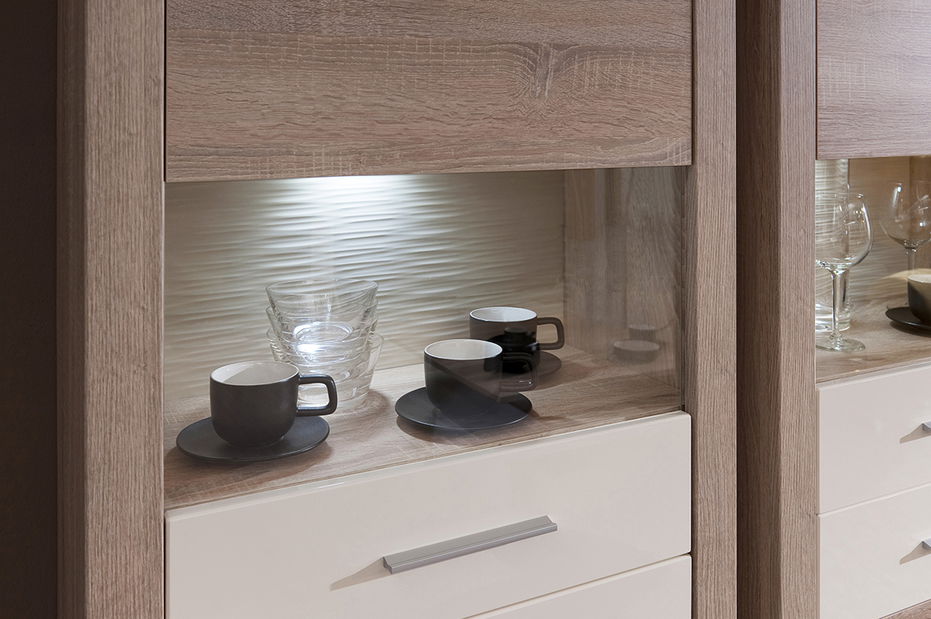 Obývacia stena Decodom Caribic K 01 dub bardolino + vanilka