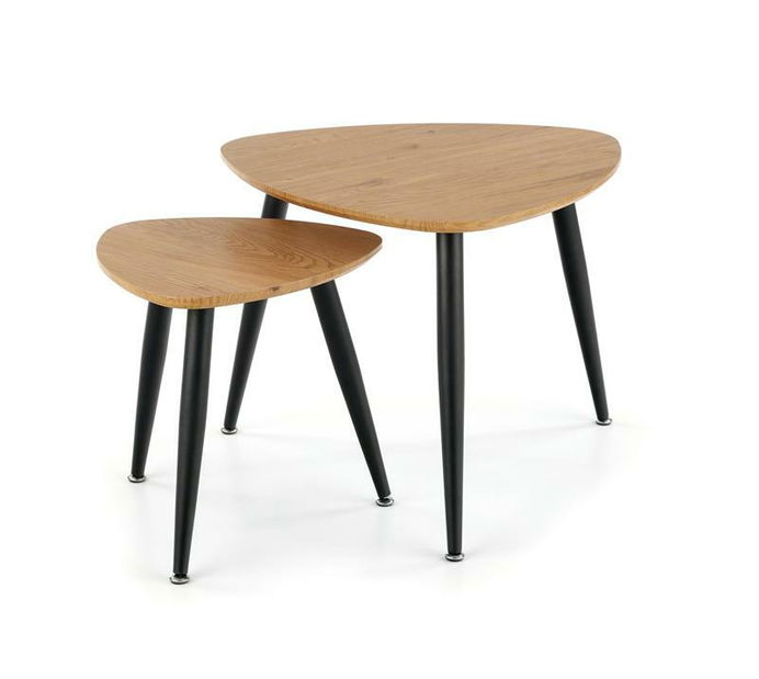 Blagovaonski stol Bradly (bijeli mramor + crna)