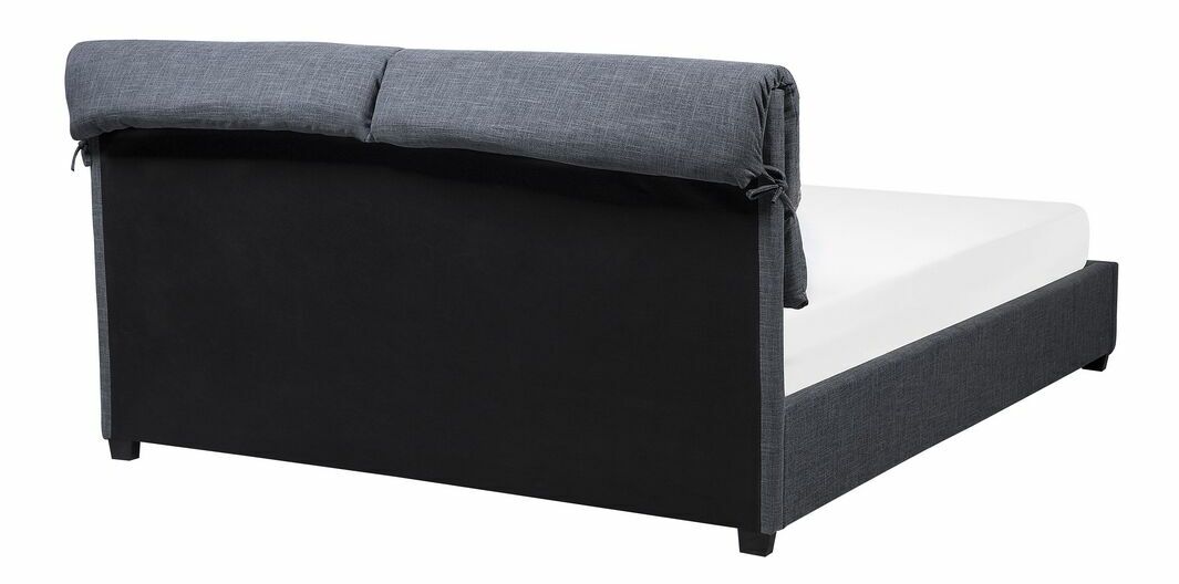 Bračni vodeni krevet 160 cm Blas (siva) (s podnicom i madracem)