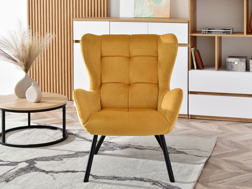 Relaxačné kreslo Norweien (čierna)