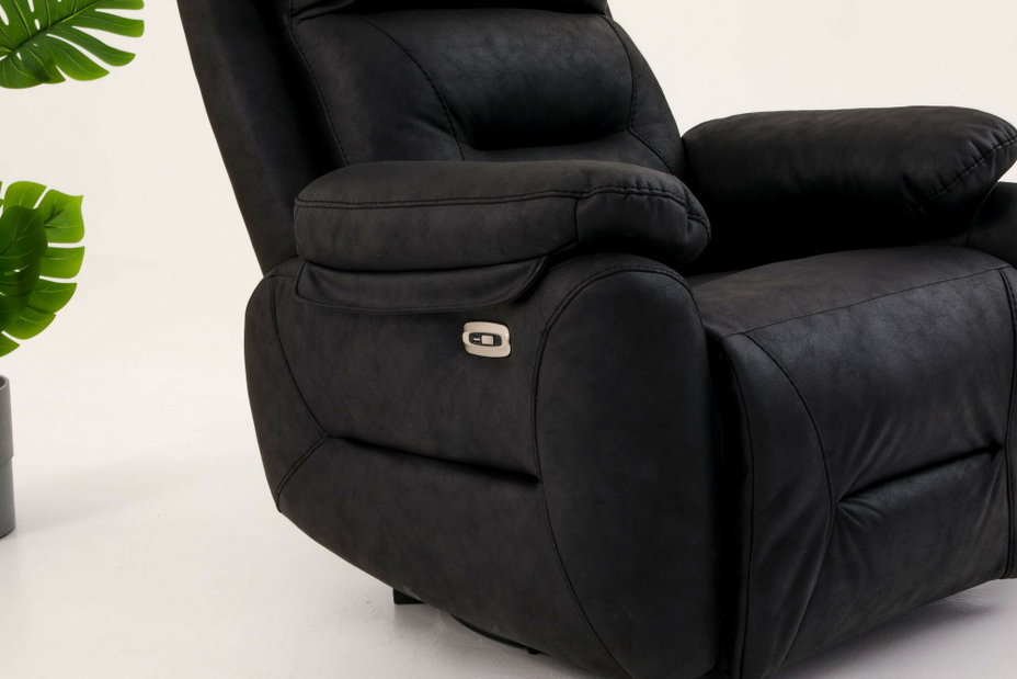 Állítható fotel Comforto E (fekete) 