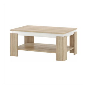 Stolić za kavu PIANO (hrast sonoma + bijela)